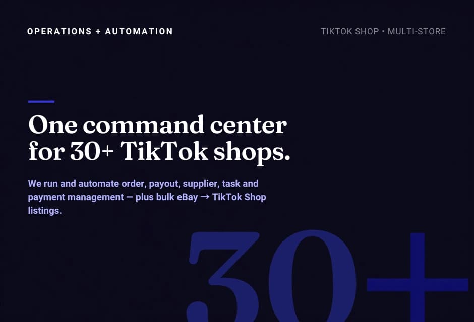 32 Client Shops. Roughly 27,000 Listings. Zero Manual Entry.