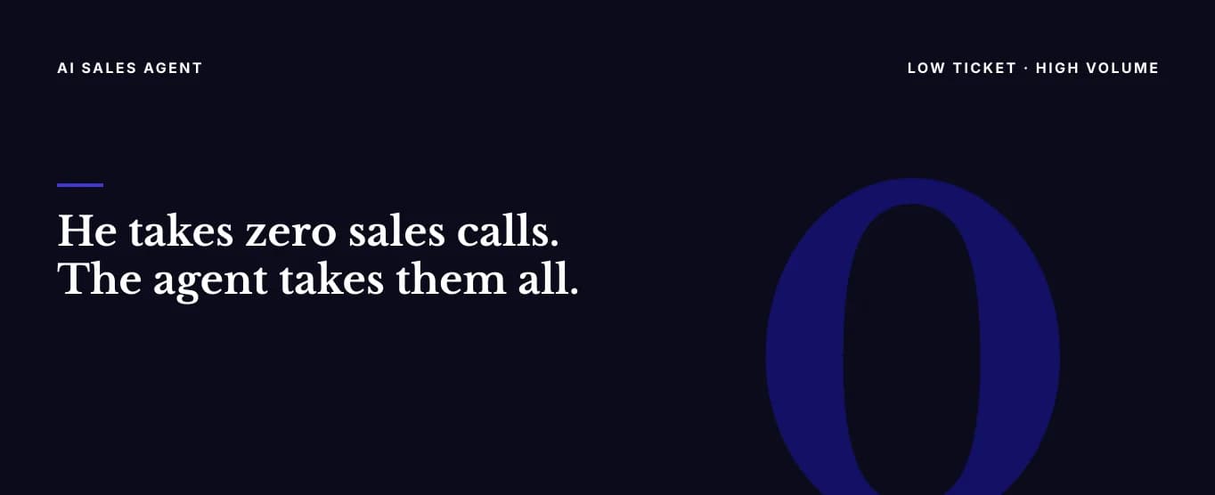 The Founder Who Stopped Taking Sales Calls