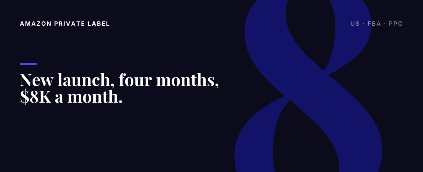 New Amazon Launch to $8K a Month