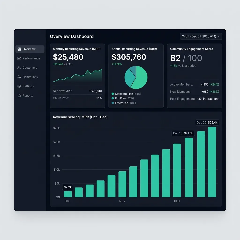 Digital marketing services Market Thrive client growth chart